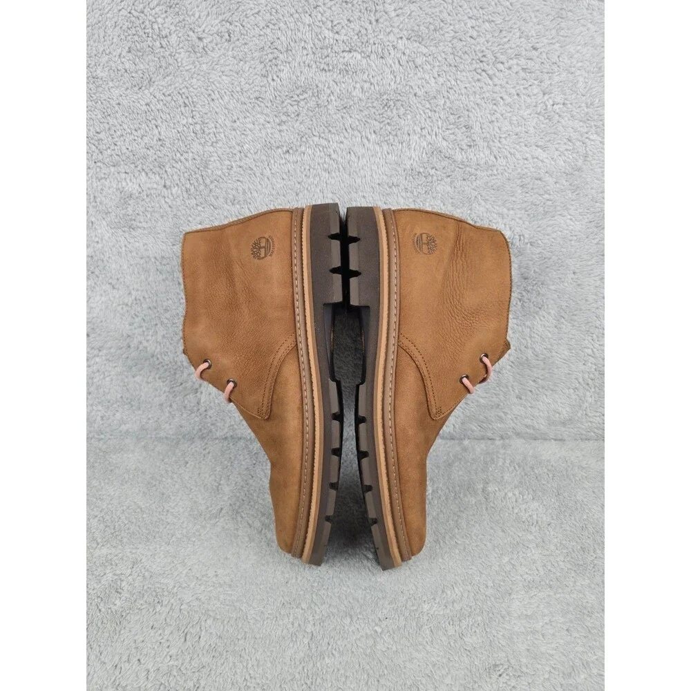 Timberland Squall Canyon Mens Size 10.5 Brown Leather Waterproof Chukka Boots